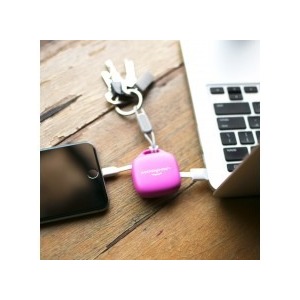 POWERBANK 500 MAH HUG BOOSTER AVEC LIGHTNING ROSE