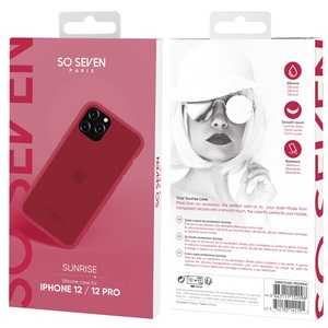 COQUE SUNRISE ROUGE: APPLE IPHONE 12/12 PRO