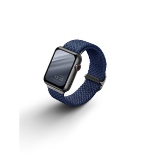 ASPEN BRACELET TRESSE APPLE WATCH 40 38MM BLEU OXFORD