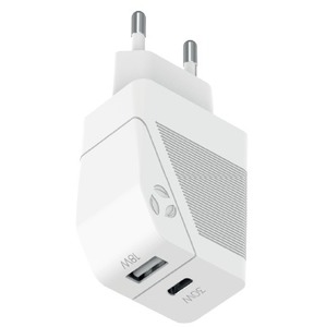 CHARGEUR SECTEUR PD USB C/USB A 30W+18W QC3.0