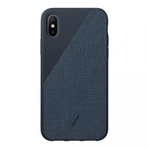 COQUE CLIC CANVAS BLEU IPHONE Xr