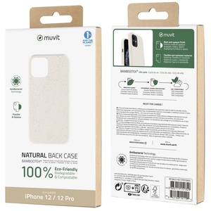 MUVIT FOR CHANGE COQUE BAMBOOTEK COTTON: APPLE IPHONE 12/12 PRO