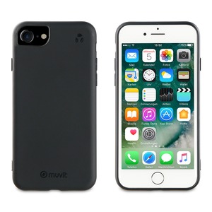 MUVIT FOR CHANGE COQUE RECYCLETEK NOIRE: APPLE IPHONE SE/8/7/6s/6