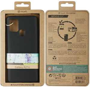 COQUE RECYCLETEK NOIRE: SAMSUNG GALAXY A21s