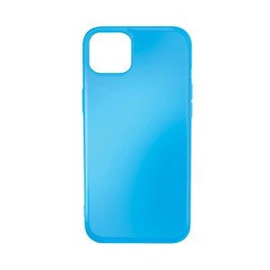 COQUE SOUPLE TRANSPARENTE BLEU IPHONE 13