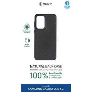 MUVIT FOR CHANGE COQUE BAMBOOTEK NOIRE SAMSUNG GALAXY A33 5G