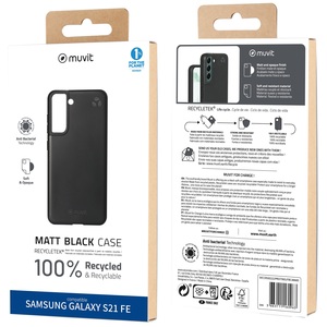 COQUE RECYCLETEK SOUPLE NOIRE SAMSUNG GALAXY S21 FE