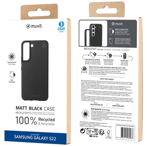 COQUE RECYCLETEK SOUPLE NOIRE SAMSUNG GALAXY S22