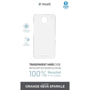 COQUE RECYCLETEK TRANSPARENTE ORANGE NEVA SPARKLE