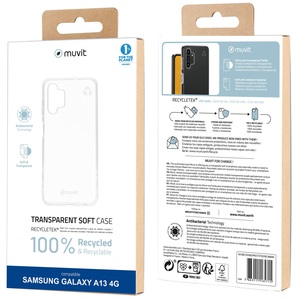 MUVIT FOR CHANGE COQUE RECYCLETEK TRANSPARENTE SAMSUNG GALAXY A13 4G 