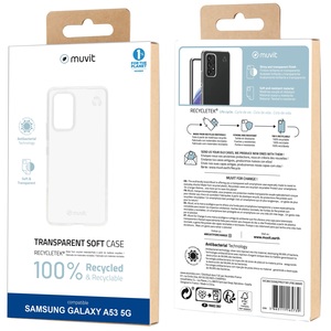 MUVIT FOR CHANGE COQUE RECYCLETEK TRANSPARENTE SAMSUNG GALAXY A53 5G 