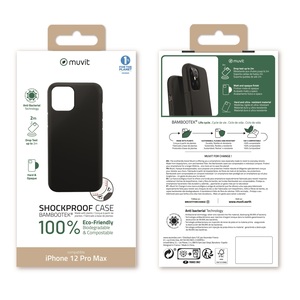 MUVIT FOR CHANGE BAMBOOTEK RENFORCEE 2M NOIRE: APPLE IPHONE 12 PRO MAX