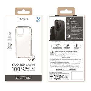 MUVIT FOR CHANGE RECYCLETEK RENFORCEE 2M TRANSP: IPHONE 12 MINI