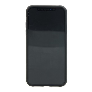 GLASSKIN GLASS CASE TRANSPARENT BLACK FRAME FOR  IPHONE X/XS