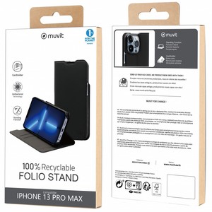 FOLIO STAND RECYCLETEK IPHONE 13 PRO MAX