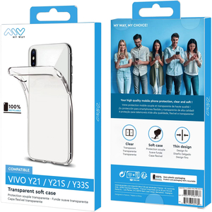 MYWAY COQUE SOUPLE TRANSPARENTE VIVO Y21/Y21S/Y33S