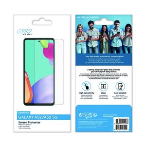 MYWAY VERRE TREMPE PLAT SAMSUNG GALAXY A53 5G/A52S/A52 5G/A52