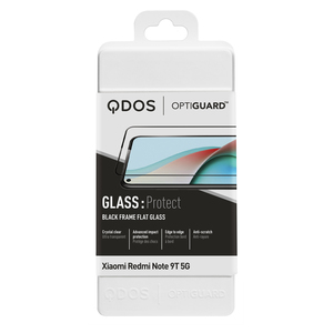 VERRE TREMPE OPTIGUARD GLASS PROTECT NOIR XIAOMI REDMI NOTE 9T 5G