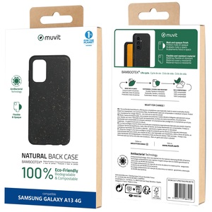 COQUE BAMBOOTEK NOIRE SAMSUNG GALAXY A13 4G