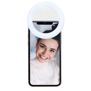 MYWAY LED SELFIE POUR SMARTPHONE BLANC 