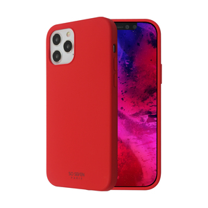 SMOOTHIE SILICONE CASE RED FOR IPHONE 12 PRO MAX