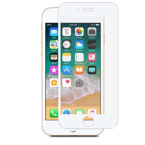 TIGER VERRE TREMPE INCURVE DEDIE MACHINE FRAME BLANC: IPHONE 6/7/8+