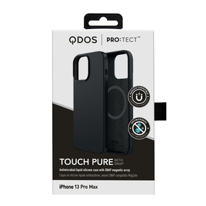 COQUE TOUCH PURE AVEC SNAP COMPAT MAGSAFE POUR IPHONE 13 PRO MAX