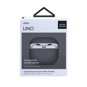 LINO HYBRID SILICON AIRPODS 2021 CASE GREY