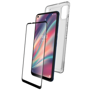 PACK COQUE FLEXIBLE + VERRE TREMPE: VIEW 5/VIEW 5 PLUS