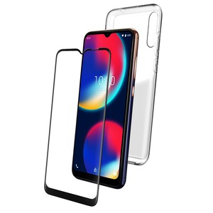 PACK COQUE FLEXIBLE + VERRE TREMPE: WIKO VIEW 4