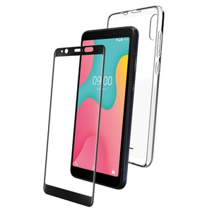 PACK COQUE FLEXIBLE + VERRE TREMPE: WIKO Y60