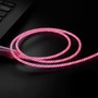 Ledwood CABLE LUMINEUX USBA MICROUSB 1M ROSE