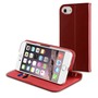 Muvit ETUI FOLIO FIT CROUTE DE CUIR BORDEAUX POUR APPLE IPHONE 7