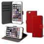 Muvit FOLIO STAND WALLET 3 CARTES ROUGE: APPLE IPHONE SE/8/7/6S/6