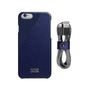 NATIVEUNIO CLIC LEATHER IPHONE 6/6S & BELT CABLE BUNDLE-MARINE