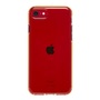 Qdos COQUE TRANSPARENTE AVEC BUMPER NEON ROUGE IPHONE SE/8/7/6s/6